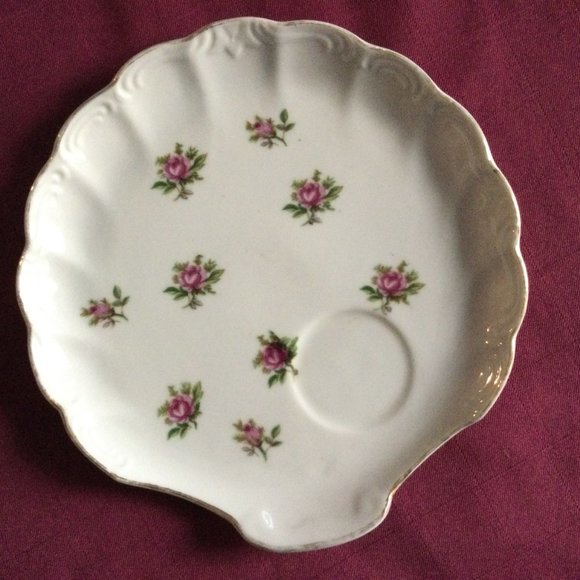 Lot of 3 Snack plates Japanese porcelain floral R M Japan & made in Japan - Picture 6 of 7
